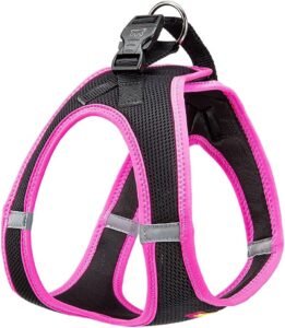 -74 % 8,80€ – AMAZON – Ferplast Arnés Perro Grande Kaori XL, Arnés Perro Transpirable, Acolchado y Ajustable, Fácil de Llevar, Bordes Reflectantes, Pecho 54-60 cm. Rosa
