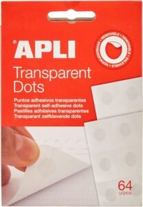 -75 % 2,05€ – AMAZON – APLI 12871 – Pack de 64 puntos adhesivos doble cara removibles. Reemplazan otros métodos de adhesión que dejan residuo.