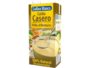 1,00€ Ahorras 50% Gallina Blanca – Caldo Casero de Pollo y 8 Verduras 100% Natural – 1L