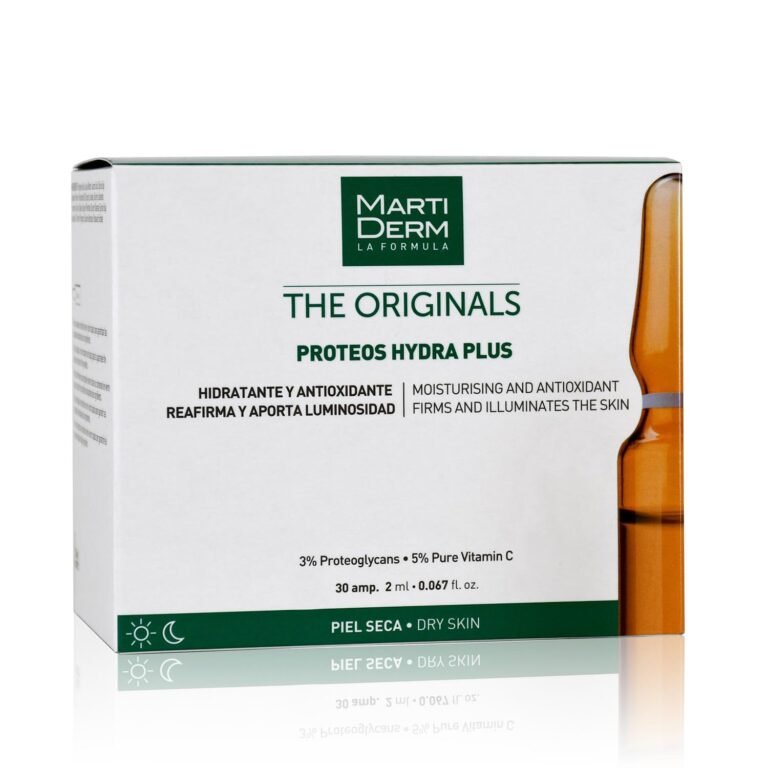 15,48€ Ahorras 66% – AMAZON – MARTIDERM Proteos Hydra Plus. Tratamiento que previene la aparición de arrugas en la cara y en el cuello así como la flacidez y otros signos del envejecimiento.