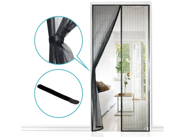 11,39€ Ahorras 40%- AMAZON – Mosquitera magnética para puerta de Apalus, cortina de malla, junta magnética de arriba a abajo con cierre automático, mantiene el aire fresco en el interior (80×200 CM, Negro). Disfruta de un ambiente más saludable reduciendo el uso de aire acondicionado y repelentes químicos que pueden ser peligrosos para las mascotas o los niños.