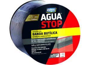 13,15€ Ahorras 58% – AMAZON – Ceys – Agua Stop Banda butílica reparadora – Banda impermeable autoadhesiva de alta resistencia – color gris – 10cm x 10m. 100% Impermeable al agua. Resiste temperaturas extremas. Alta resistencia a los rayos UV. Flexible, incluso a bajas temperaturas (hasta -30ºC). Autoadhesivo: fácil aplicación
