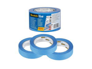 11,34€ Ahorras 23% + cupón de 5% – AMAZON – ScotchBlue Cinta de Enmascarar Multisuperficie, 3 Rollos (24 mm x 41 m) Cinta de Pintor Azul Scotch para Pintar y Decorar, Interior y Exterior, 100% PEFC. Retirada limpia hasta 14 días después de su aplicación. Fabricado con papel certificado PEFC, procedente de bosques certificados, renovables y gestionados de forma responsable.
