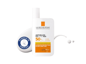 13,30€ Ahorras 59% – AMAZON – La Roche Posay – Protector Solar, SPF50+, Previene el Estrés Oxidativo, Resistente al Agua, Sudor y Arena, Fórmula con Mexoryl 400, Fluido Invisible, Anthelios UV-MUNE 400, 50 ml. Protección contra rayos UVA/UVB/IR-A y polución. Acabado invisible, sin manchas blancas. Textura ligera.