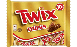 4,59€ Ahorras 45% – AMAZON – Twix minis Paquete x10, 227g. Ideal para compartir con amigos y familiares, o fiestas infantiles en bolsas de golosinas para llevar a casa