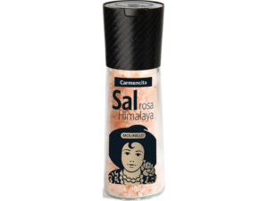 2,25€ Ahorras 43% – AMAZON – Carmencita Sal Rosa del Himalaya, Sin Gluten, Molinillo Regulable 103 g. Molinillo de Cristal, con molienda fina y gruesa, es fácil de usar y almacenar en la cocina; su mecanismo de doble molienda permite ajustar el cabezal para elegir la textura deseada