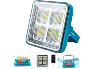 10,19€ Ahorras 58% – AMAZON – 7000LM Foco LED USB Recargable, Solar Batería 4 Modos 12000mAh Luz Plegable Lámpara de Trabajo. Se puede cargar completamente en 7 horas a través del cable USB,carga solar puede cargar completamente bajo la luz solar durante 8-12 horas.