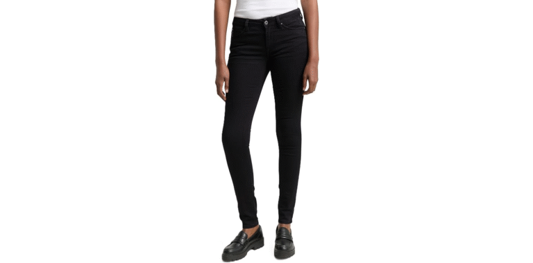 8,59€ Ahorras 86% – AMAZON – TOM TAILOR Denim Vaqueros para Mujer. Pantalones vaqueros clásicos en estilo cinco bolsillos. Jona Extra Skinny Fit: cintura baja, pierna muy estrecha, abertura de la pierna estrecha. Con trabillas para cinturón en la cintura. 28W 30L