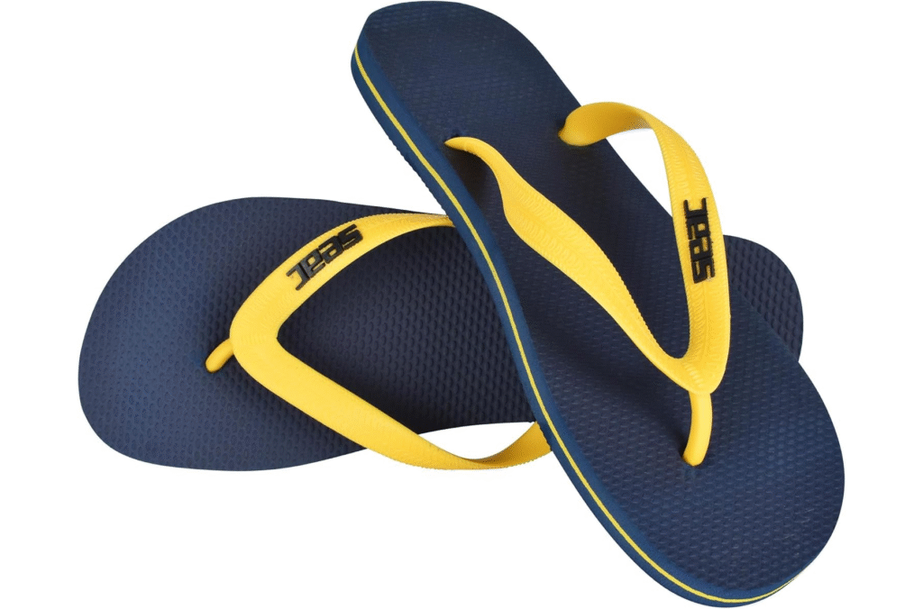 3,35€ Ahorras 74% – AMAZON – Seac Ohau, Chanclas de Goma. Talla 41/42 EU. Azul marino. Suela de goma antideslizante, ligera y resistente al agua salada y al calor